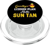 Funny Teacher Last Day Of School Goodbye Leçon Plan Summer PopSockets PopGrip pour MagSafe