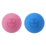 2x Massageboll 6,3cm Fascia Boll Lacrosse Boll Yoga Muskelavslappning Smärtlindring Fysioterapi