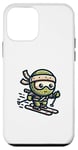 Coque pour iPhone 12 mini Ski Ninja Snowboard Ninja Ski Snow Rider