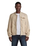 G-STAR RAW Men's Chest Pockets Poplin Bomber Jacket, Beige (westpoint khaki D19636-A790-C531), XL