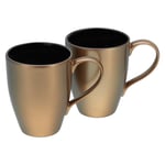 SET MED KOPPAR Golden Days black 2 delar 