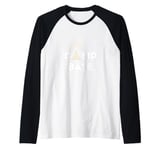 Base camp tent camping side Raglan Baseball Tee