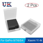 Plastic Battery Storage For GoPro Hero 8 7 6 5 4 Session Xiaomi Yi 4k