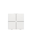 Niko-Servodan 4-fold push button for niko home control white