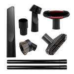 ANBOO 8 Piece Set Accessories for Henry Hoover Attachment and Shark Vacuum, Accessories for 32mm and 35mm Inner Diameter Vacuum Cleaners, with 2Pcs Vacuum Extension Wand