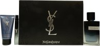 Yves Saint Laurent Y Gift Set 100ml EDT + 10ml EDT + 50ml Shower Gel