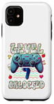 Coque pour iPhone 11 Level 7 Gamer vidéo débloqué 7ème anniversaire pour garçons