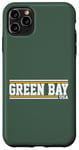 iPhone 11 Pro Max Iconic Green Bay WI Hometown Pride Vintage Green Bay Case