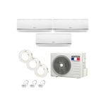 Airton - Climatiseur reversible tri-split a Poser Soi-meme - 2500W - 3500W - ReadyClim 3x4M - wifi