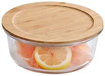 Glass Container + Bamboo Lid 17x7 KESPER