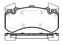 Bromsbelägg Remsa - Audi - S6, A8 quattro, S8, S7