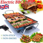 Electric Table Top Grill Smokeless BBQ Portable Grill Barbecue Non Stick Indoor