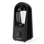 MELIANDA MA-18200 Mixeur sous vide avec récipient de 1,5 l, 6 lames en acier inoxydable, moteur 1 CV, Ice Crush Noir