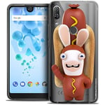 Coque pour 6.0" Wiko View 2 Pro, Ultra Fin Lapins Crétins Hot Dog Crétin