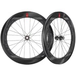 Fulcrum Racing Wind 750 DB Carbon Disc Road Wheelset - Black / Shimano 12mm Front 142x12mm Rear Centerlock Pair 11-12 Speed Clincher 700c