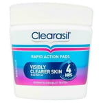 Clearasil Ultra Rapid Action Treatment Pads 2x65 Pads Spot Pores Wipes Remover