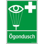 Systemtext Skylt Ögondusch 210x297 mm Plast SKYLT ÖGONDUSCH 210X297 PL 979199