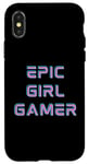 iPhone X/XS Retro Epic Gamer Girl Cool Gaming Stuff for Women Girls Y2K Case