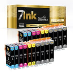 7INK Kadaver Lot de 10 cartouches d'encre pour imprimante HP Deskjet 8 x 4 x 4 mm Remplace 364XB Non régénéré Produit certifié Capacité totale 368 ml Compatible avec votre imprimante