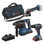 Bosch GSR 18V-55+GWS 18V-7+GBH 18V-22 Verktøypakke