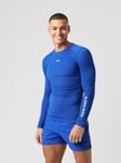 Björn Borg Borg Soft Compression Ls T-shirt Blå, S