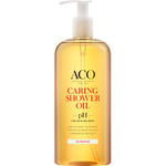 ACO Caring Shower Oil Duscholja, oparfymerad, 400 ml