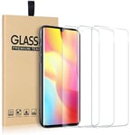 Verre Trempé Pour Oneplus 8t, 3 Pièces Transparent Film Protection En Verre Trempé Écran Hd Protecteur Vitre 9h Dureté Anti Rayures