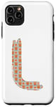 Coque pour iPhone 11 Pro Max Lettre rétro en gras hiboux - L - Design - Alphabet - Marqueur