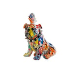 Home ESPRIT Figurine décorative Multicolore Chien 17 x 25 x 27 cm