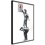 Plakat - Graffiti Is a Crime - 40 x 60 cm - Sort ramme