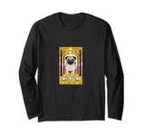 The Pug Tarot Card Illustration Long Sleeve T-Shirt