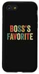 Coque pour iPhone SE (2020) / 7 / 8 Boss's Favorite Boss Fave Funny Employee Job Office Cabine