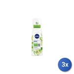 3x Nivea Naturally Good Aloe Vera Bio 75 ML (Flacon en Verre )