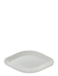 PotteryJo Tulipa Oval Platter Vit