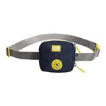 BUILT Pet NightSafe Sac ceinture de Promenade pour Chien, Sac à déjections Canines, Mini Pochette de Transport avec Distributeur de Sacs à déjections, Sac Banane Mains Libres, Bleu, Taille S