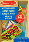 Melissa and Doug Favourite Vehicles Cars Wooden Magnets Set Toy