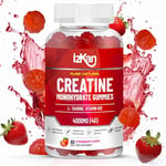 Pro Creatine Monohydrate Gummies 4000mg for Men & Women - 60 Chewable Creatine Gummies Strawberry Flavoured Creatine | Pre Workout Gym Supplement| Keto | Vegan | (30 Days Supply)