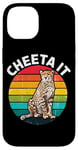 Coque pour iPhone 14 Cheeta It Graphique Fast Cheetah Wildlife Runner