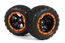 BLACKZON Slyder ST Wheels/Tires Assembled (Black/Orange)