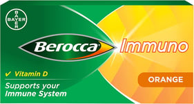 Berocca Immuno Effervescent Tablets, 11 Vitamins and Minerals, Including Vitamin