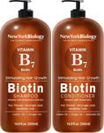 Biotin Shampoo and Conditioner Set 500ml for Thinning Hair – Thickening Formula