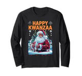 Happy kwanzaa Merry christmas African american hoilday Long Sleeve T-Shirt