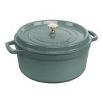 Staub La Cocotte 26 cm round Cast iron eucalyptus