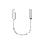 Xlayer Câble Adaptateur pour Casque de qualité supérieure - Type C (USB-C) vers AUX 3,5 mm - Longueur 0,12 m - Argent