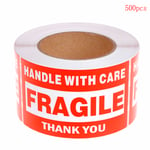 500pcs Fragile Sticker Up And Handle With Care Keep Dry Shipping One Size