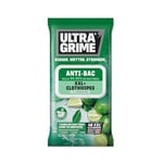 UltraGrime Antibacterial Wipes 40 Thick Large Wipe Pack - large wet wipes - cleaning wipes antibacterial - multi purpose wipes - antibacterial hand wipes industrial wipes toilet