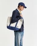 Canvas beach tote bag