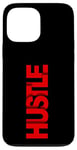 Coque pour iPhone 13 Pro Max Rouge Get Your Hustle Up Red Graphic