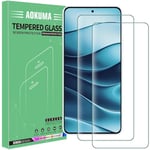 AOKUMA Verre Trempé compatible Xiaomi Redmi Note 14 5G/4G, [Lot de 2] Protection d'écran Pour Redmi Note 14 5G/4G [0.26mm] [Extrêmement résistant aux rayures] [Haute définition][Facile à installer]