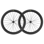 Mavic Allroad Pro Carbon SL Disc Gravel Wheelset - 700c Black / Shimano 12mm Front 142x12mm Rear Centerlock Pair 10-11 Speed Clincher 40c Tyres